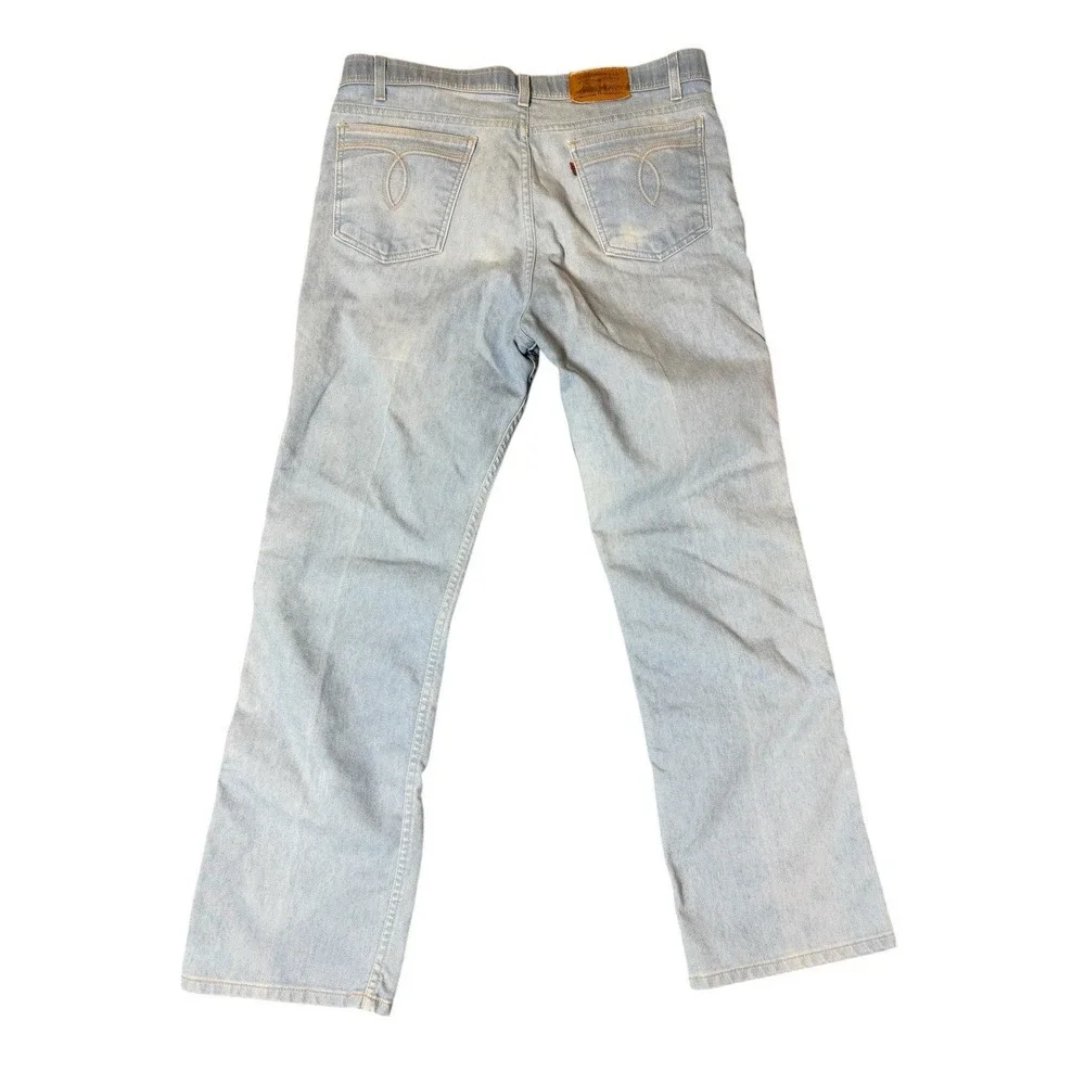 Vintage Levi's 501 XX Jeans Men's‎ 38x32 Light Blue USA Button Fly John Travolta